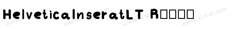 HelveticaInseratLT R字体转换